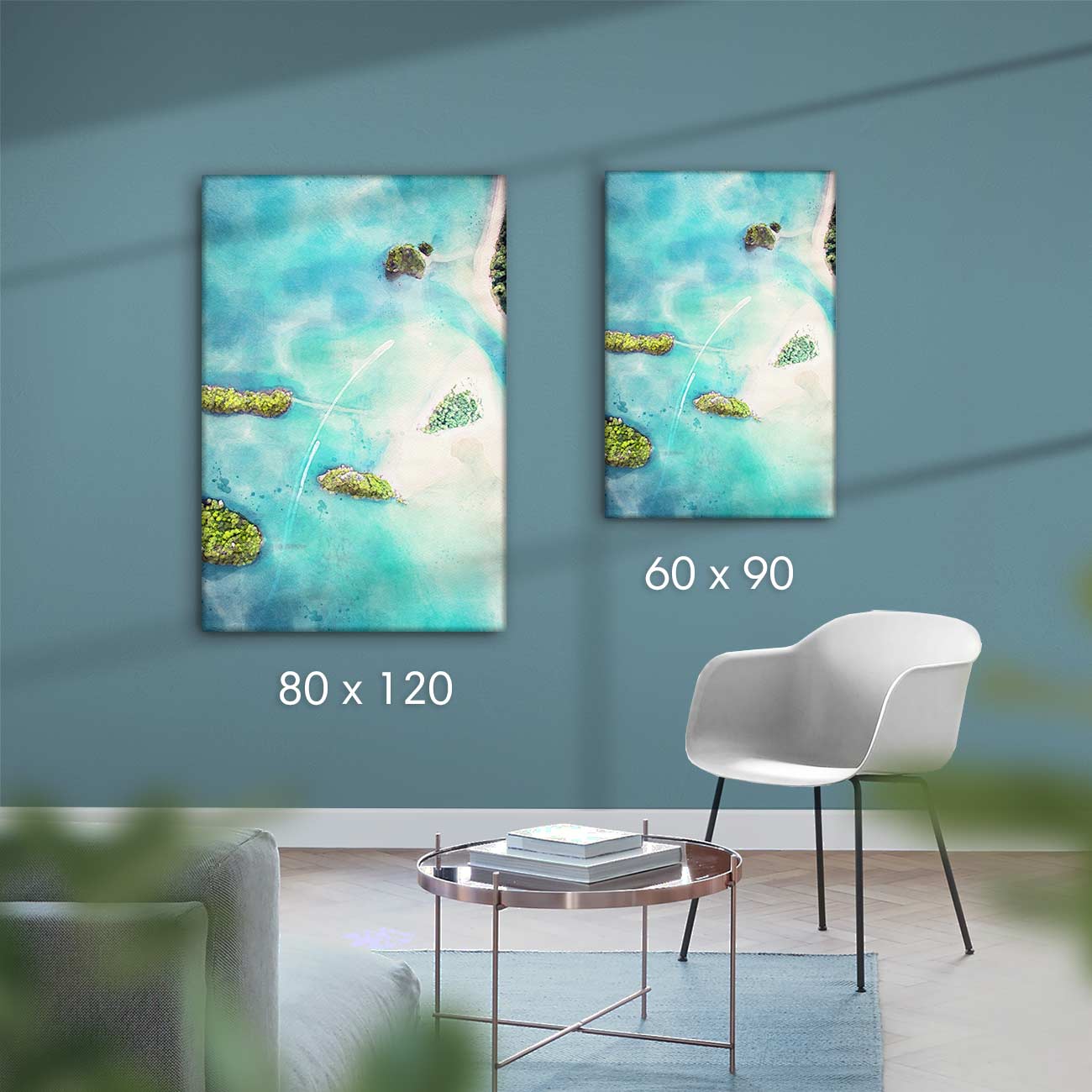 Strand Bahamas von oben