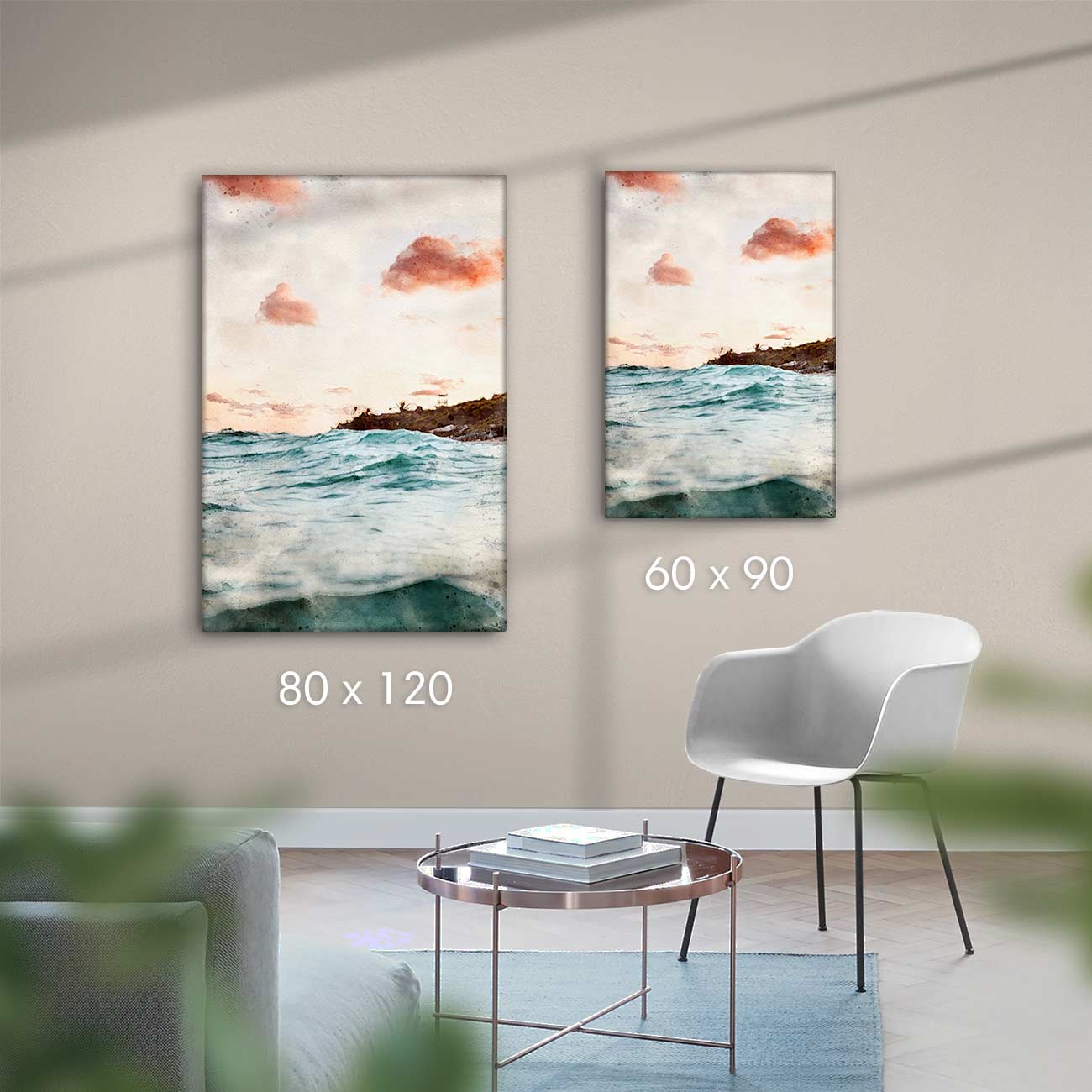 Meer mit Sonnenaufgang