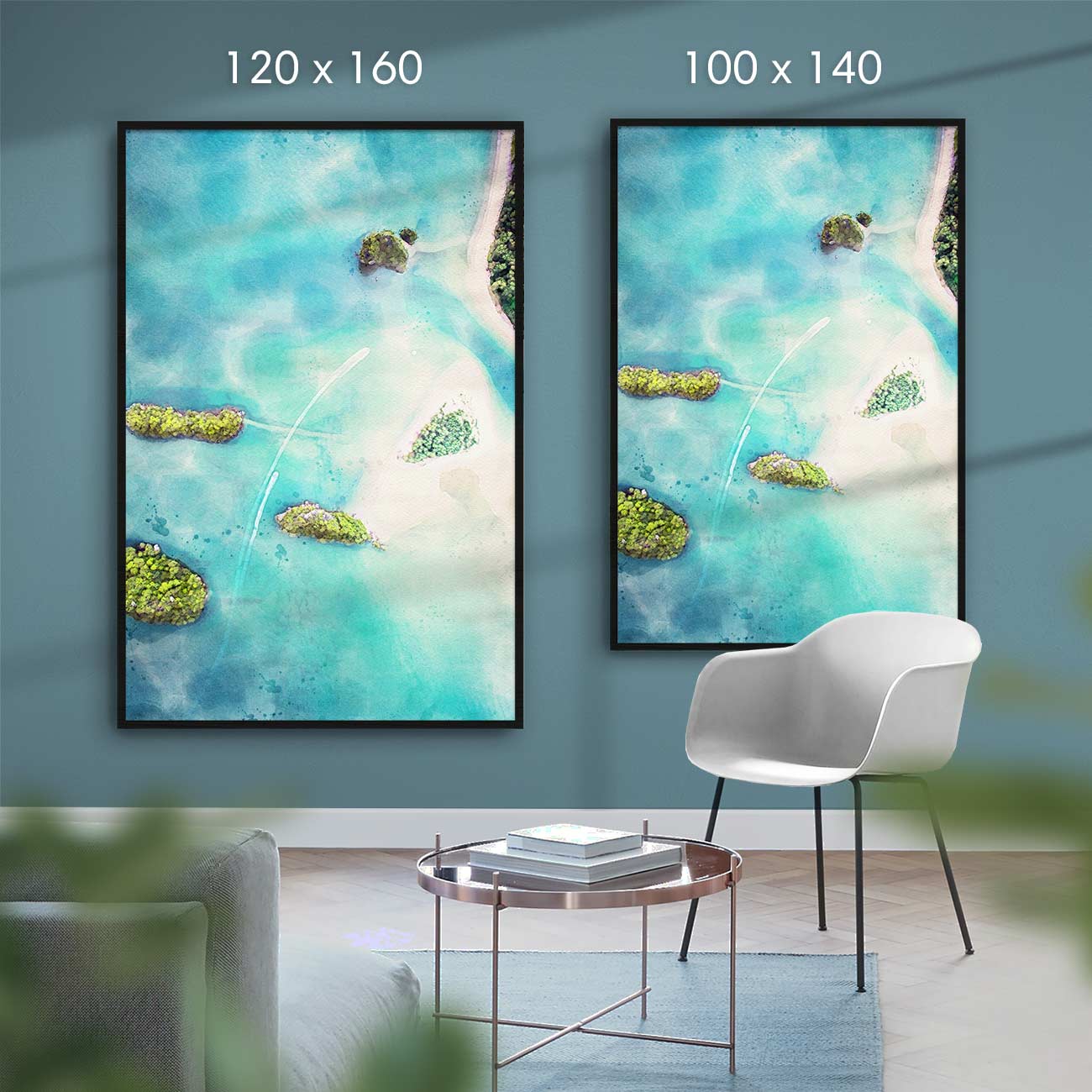 Strand Bahamas von oben
