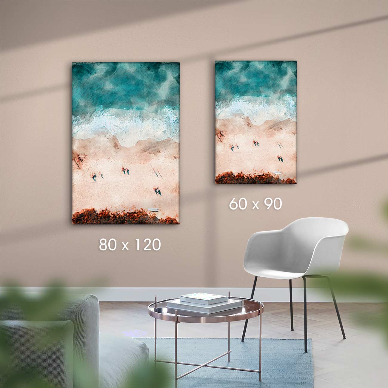 Strand von oben