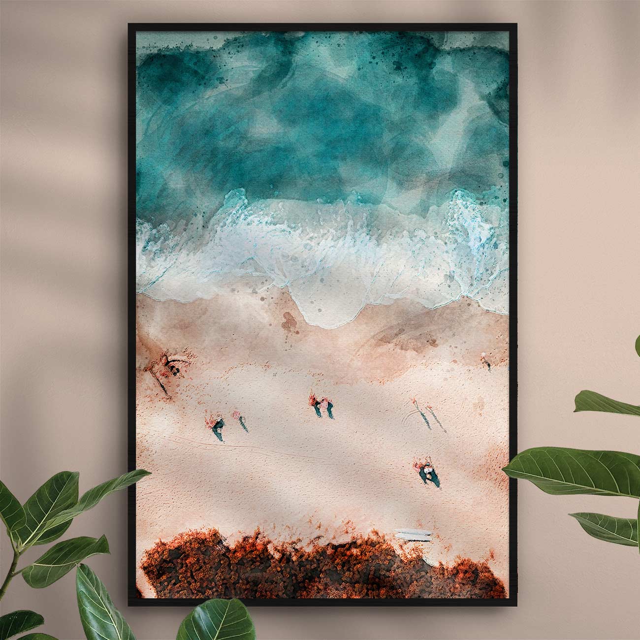 Strand von oben
